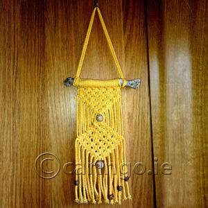 Wall Hanger Yellow Diamond
